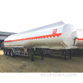 Tri-árbol 43000 L combustible transporte acoplado Semi